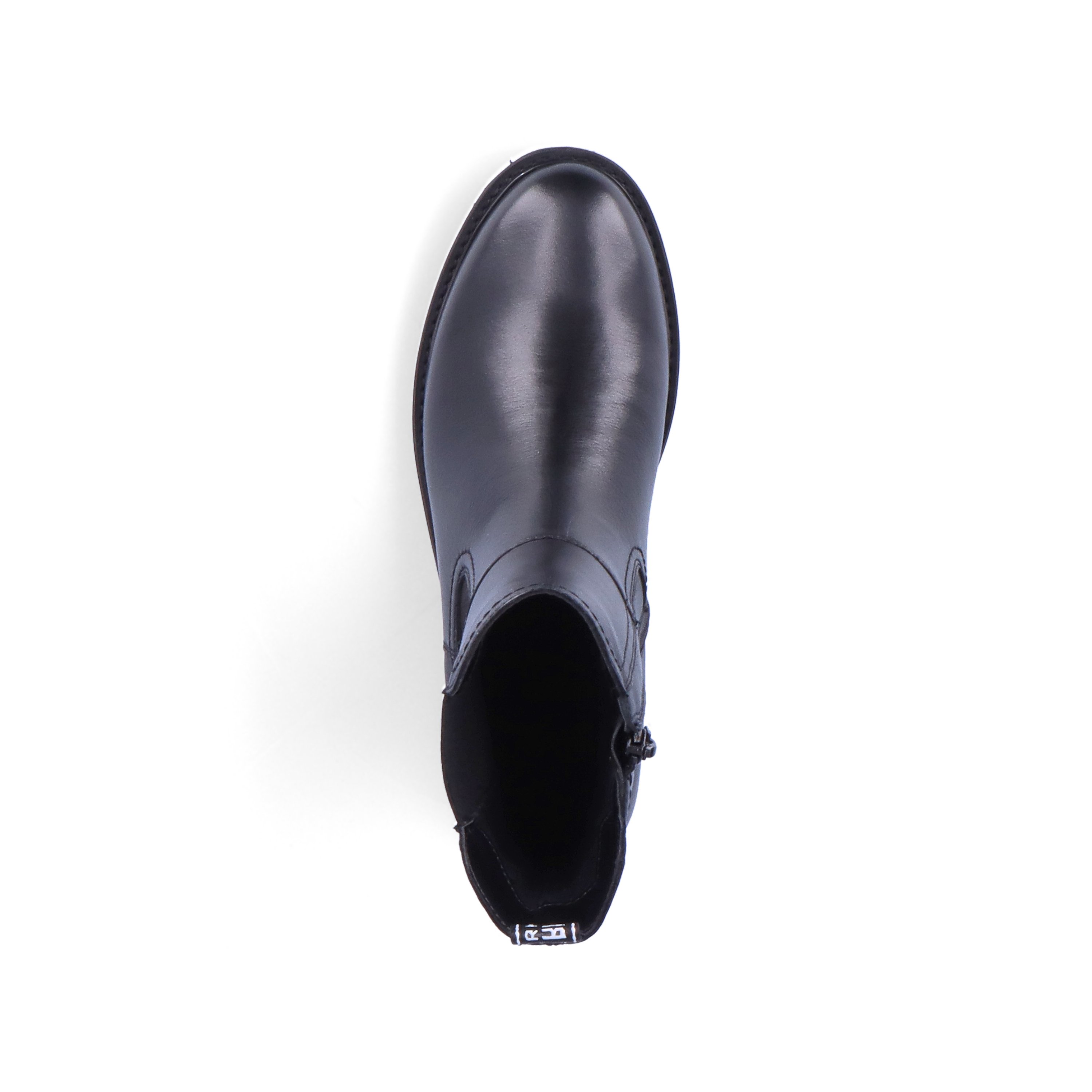 Graphite black remonte women´s Chelsea boots D8694-00 with cushioning sole. Shoe from the top
