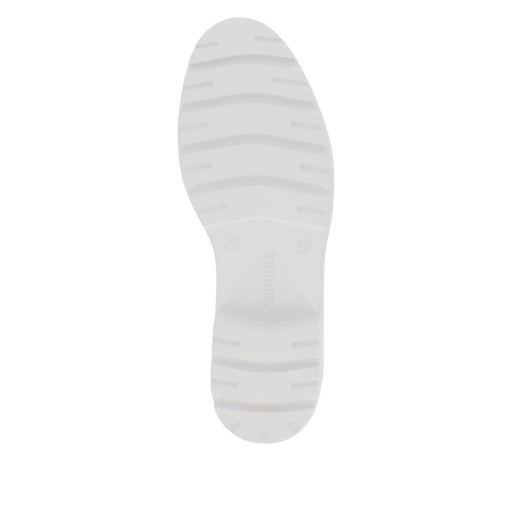 remonte mocassins gris femmes D1H01-40 avec un insert élastique. Semelle extérieure de la chaussure.