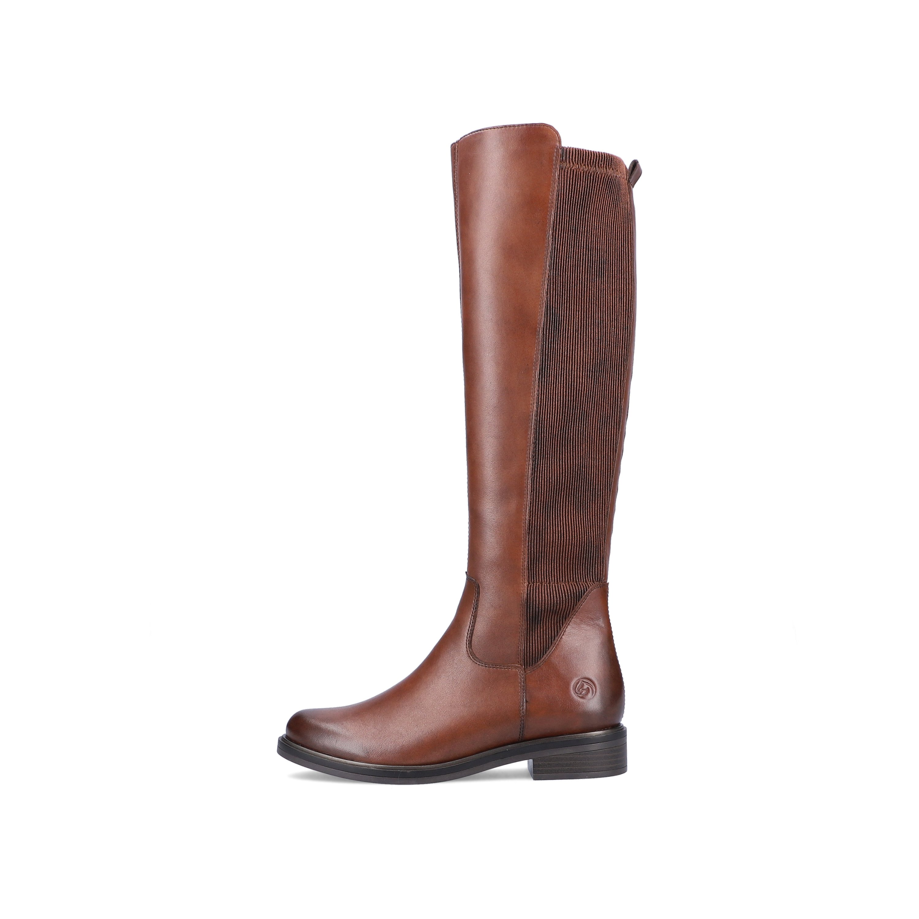 Hazel remonte women´s high boots D8371-25 with zipper as well as profile sole. The outside of the shoe