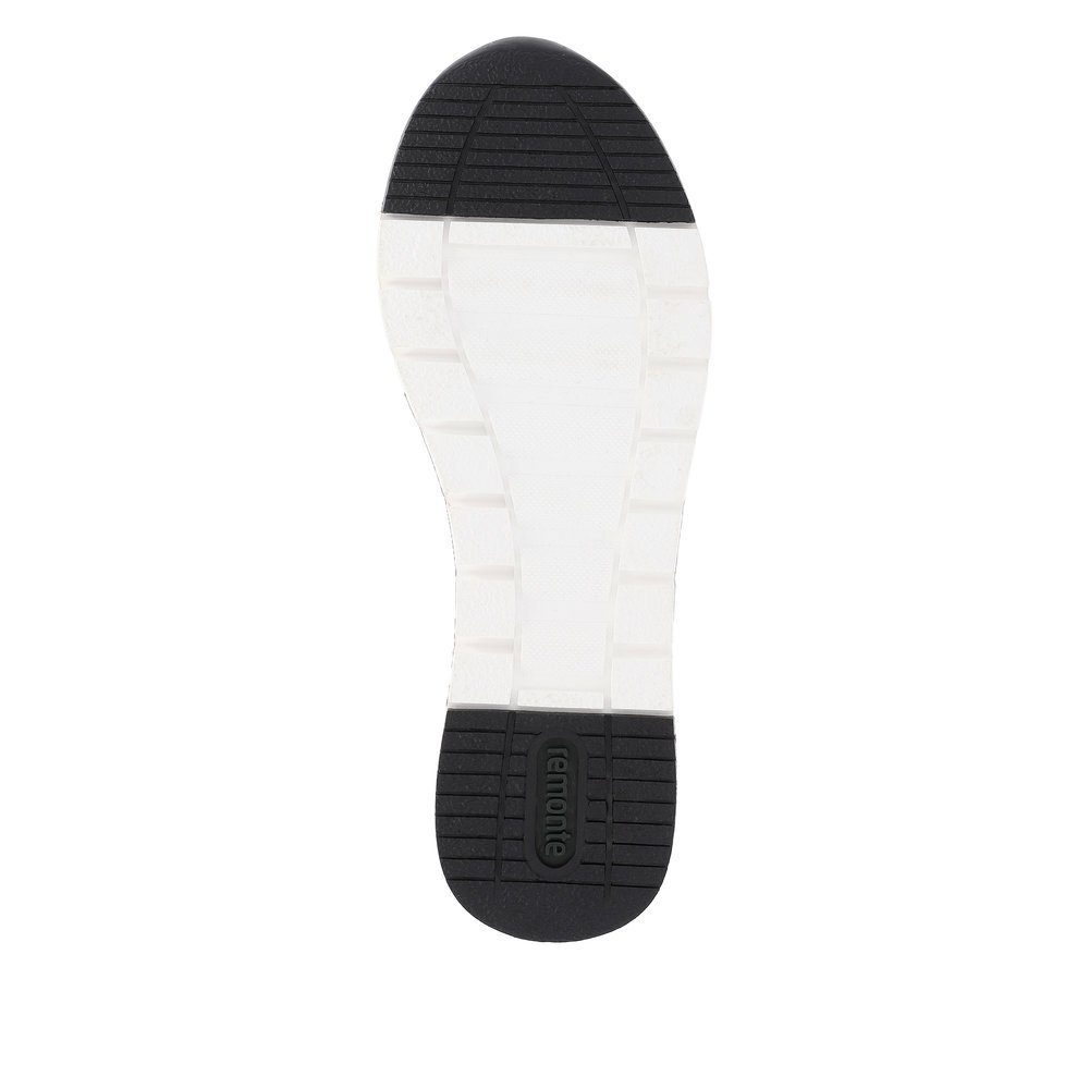 remonte mocassins noirs pour femmes R6711-00 avec largeur confort G. Semelle extérieure de la chaussure.